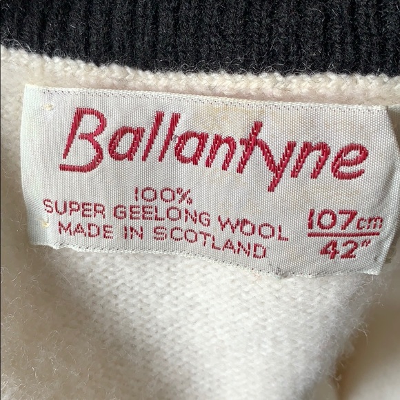 RARE Vintage Ballantyne of Scotland Wool Sweater - Picture 7 of 9